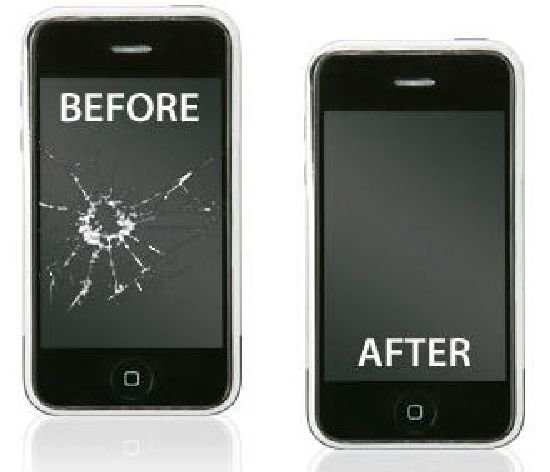 iPhone 3G Broken Glass iPhone Cracked Digitizer Replacement Service in Houston